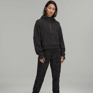 Lululemon Scuba Oversized Half Zip Hoodie black